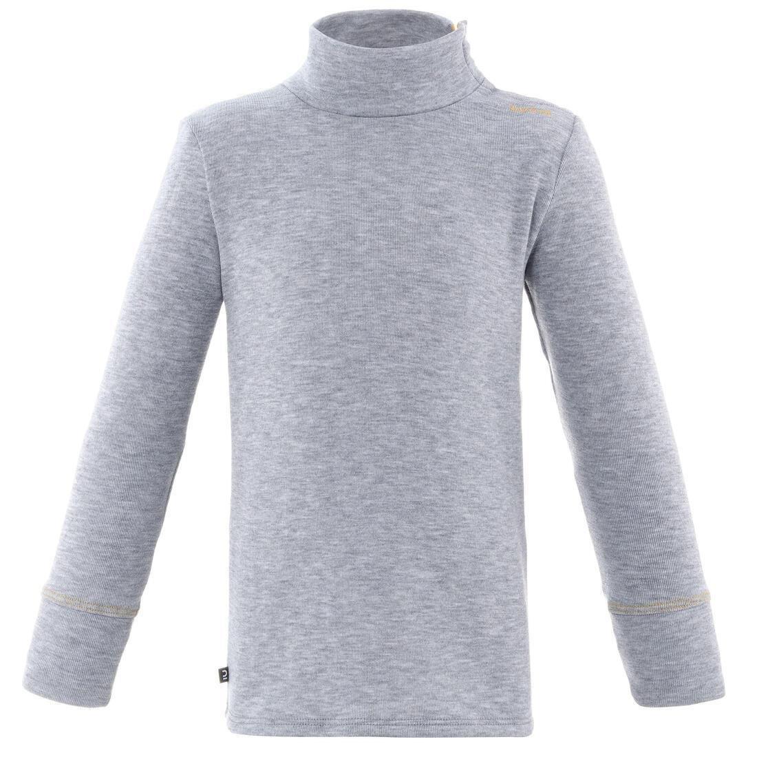 Base Layer Top, Baby Ski First Layer - Warm, Grey, No Color, medium