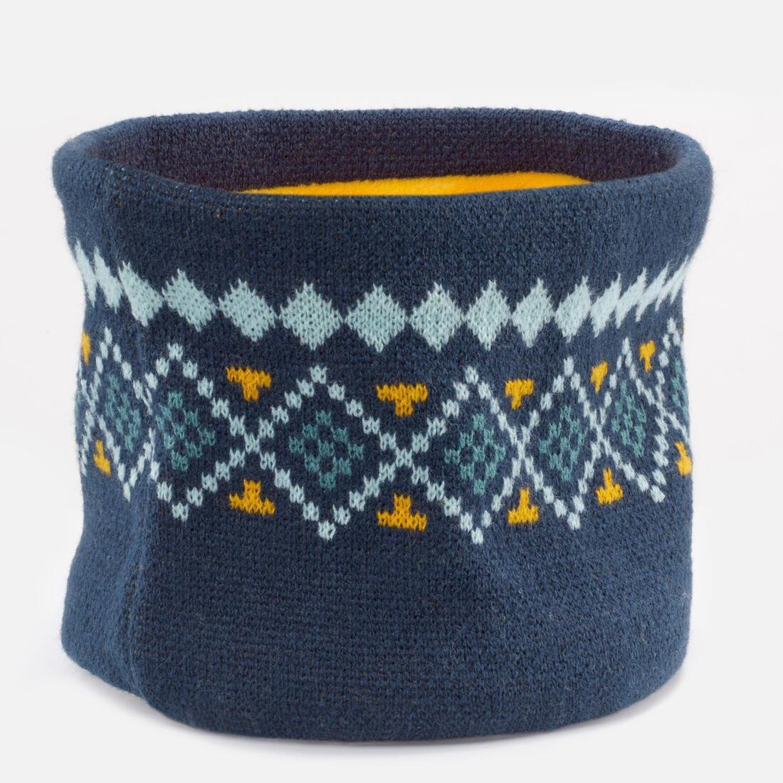 TURQUIN BLUE Baby ski/sledge hat and neck warmer - WARM, 5401_000, large image number 2