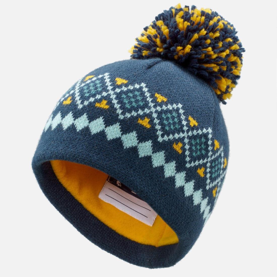 TURQUIN BLUE Baby ski/sledge hat and neck warmer - WARM, 5401_000, large image number 13