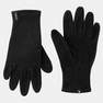 FORCLAZ - Mountain Trekking Fleece Liner Gloves - Mt100, Black