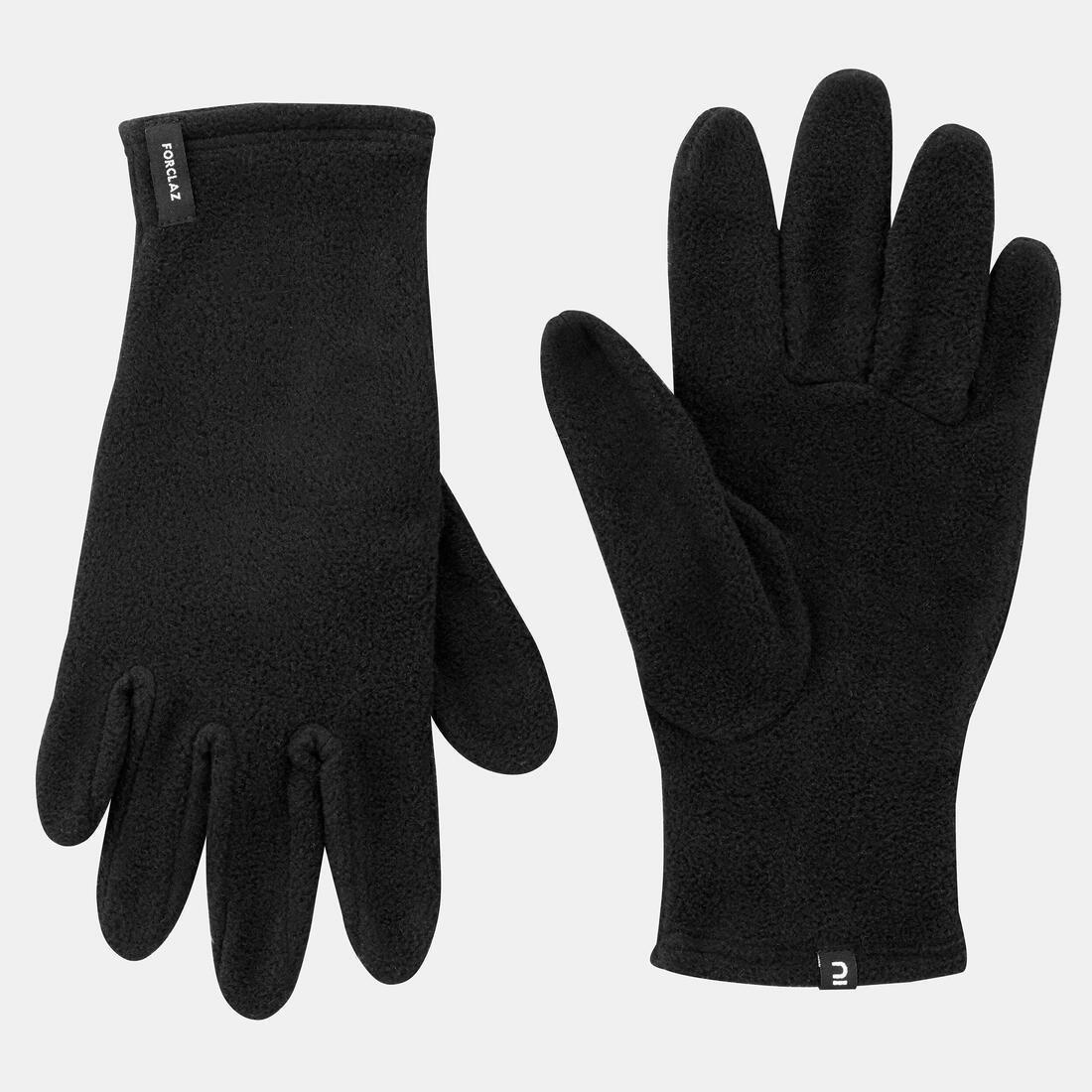 Mountain Trekking Fleece Liner Gloves - Mt100, Black, No Color, medium