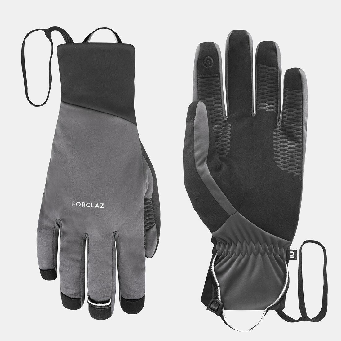 Unisex Mountain Trekking Windproof Touchscreen Gloves - Mt900, Grey, , large image number 3