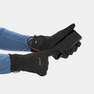 FORCLAZ - Mountain Trekking Tactile Stretch Gloves - Mt500, Black
