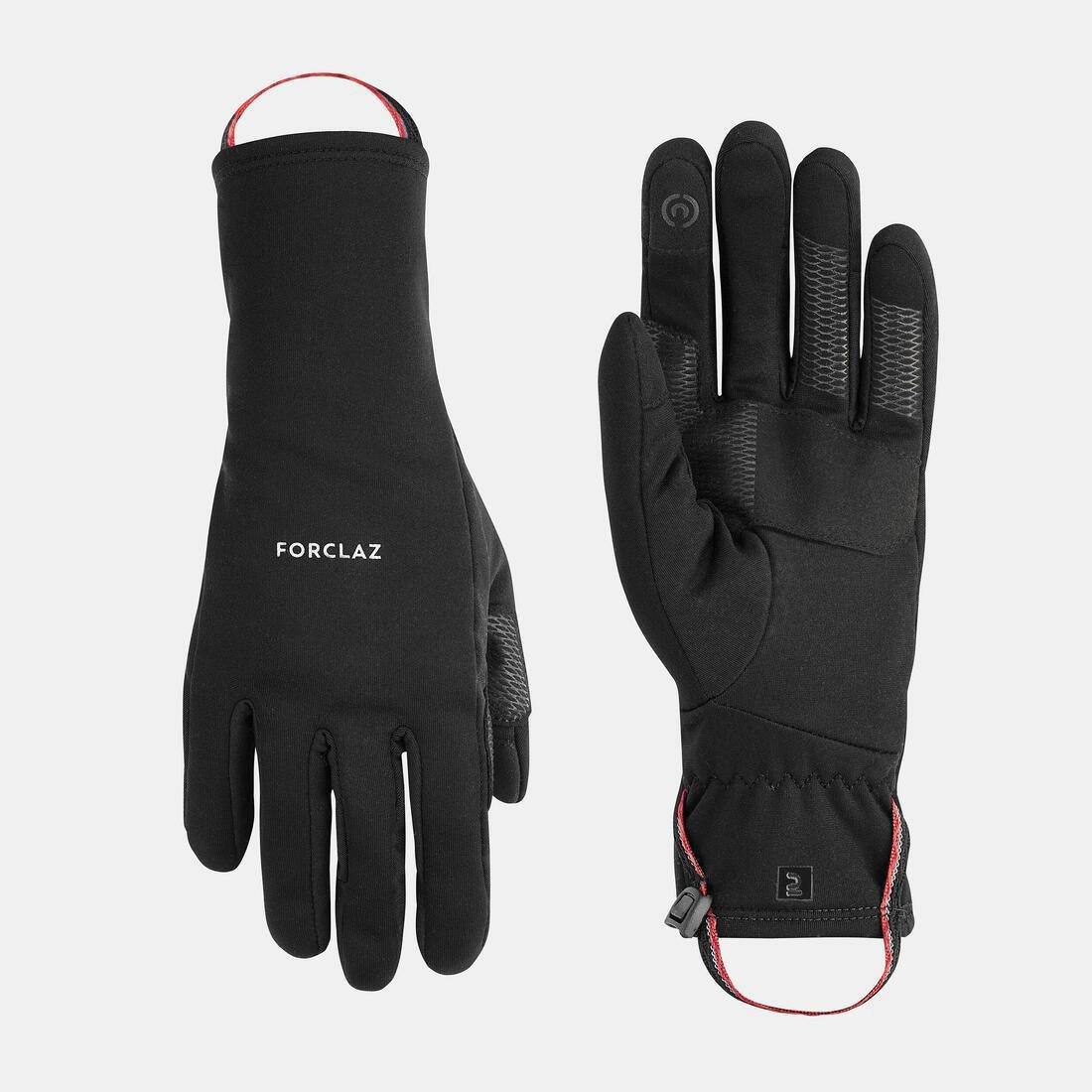 Mountain Trekking Tactile Stretch Gloves - Mt500, Black, No Color, large image number 6