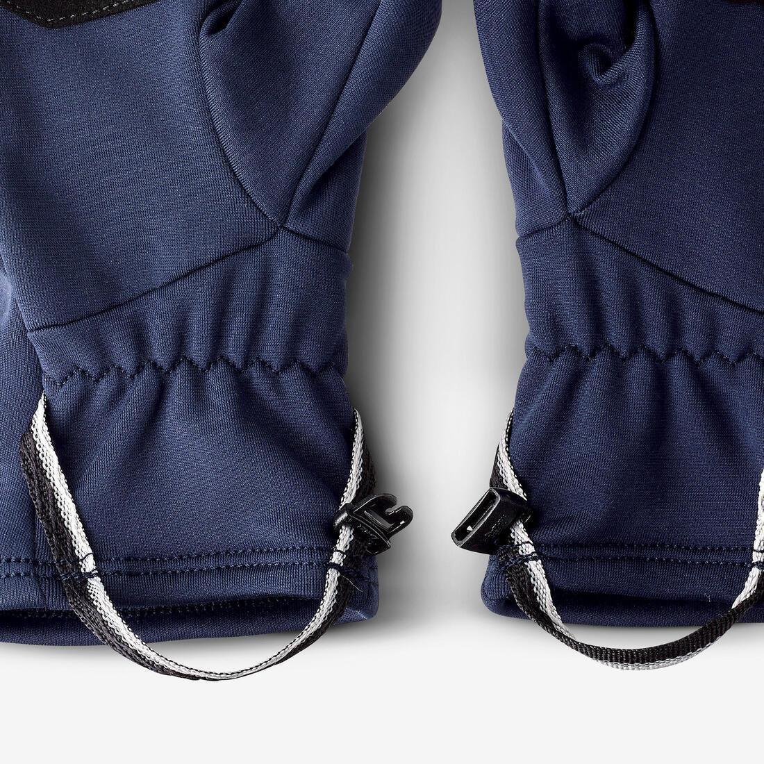 Adults&rsquo; Trekking Tactile Stretch Gloves - MT500, Navy, 5401_000, large image number 4