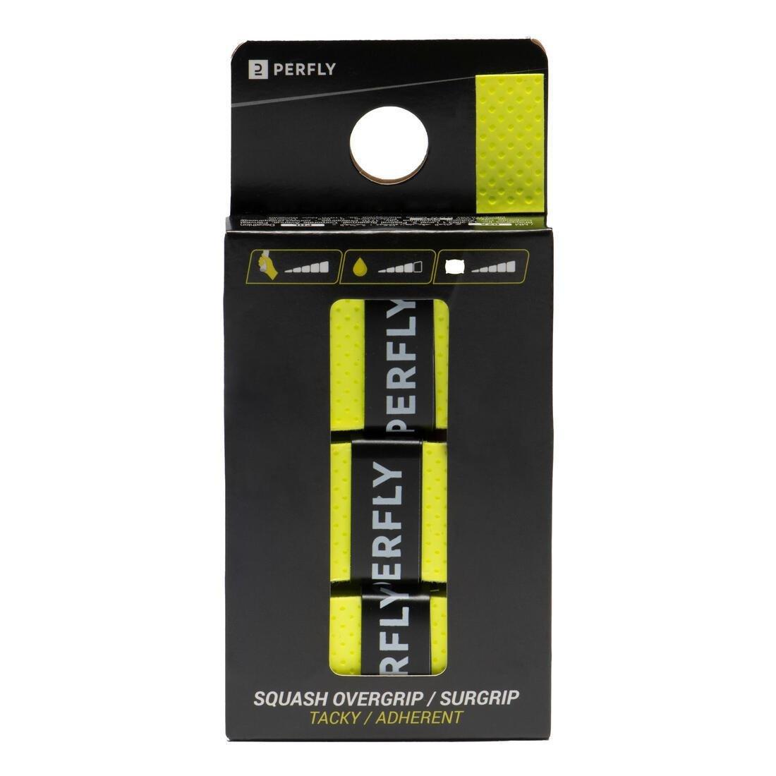 Tacky Squash Overgrip Pack Of 3, Black, No Color, large image number 3
