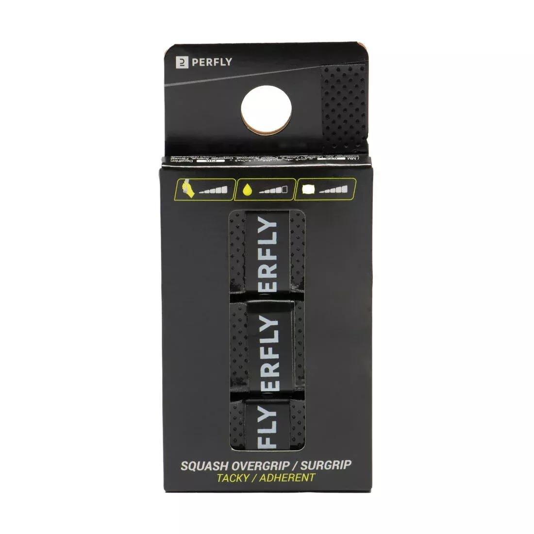 Tacky Squash Overgrip Tri-Pack - Neon, No Color, large image number 4