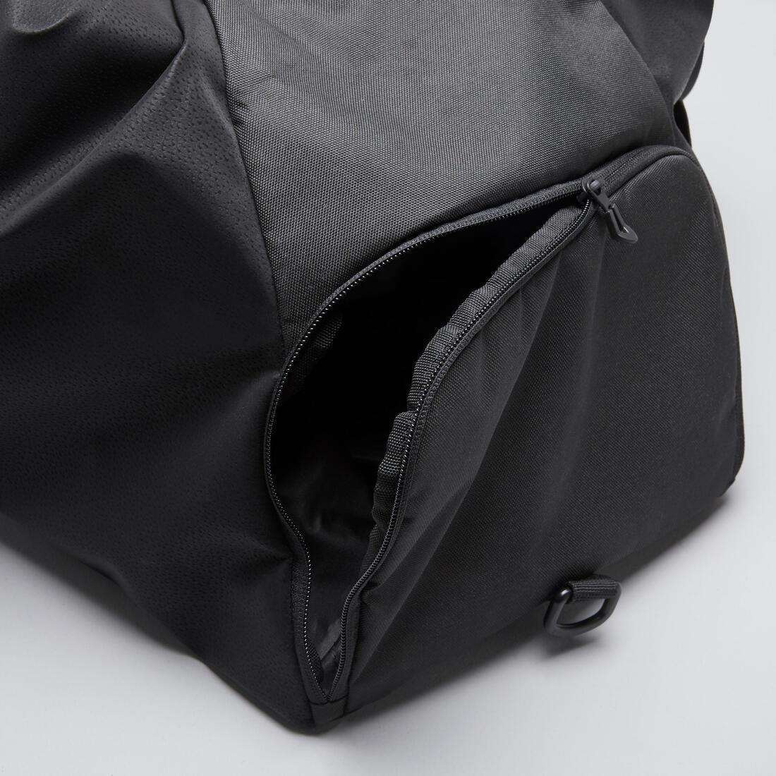 Fitness Gym Sports Bag Domyos, Black, No Color, large image number 2