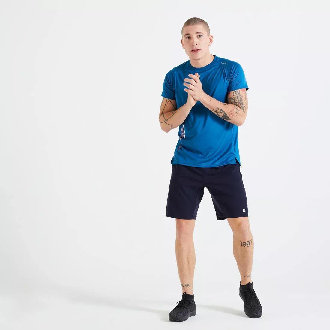 Technical Fitness T-Shirt, Blue, , large image number 13