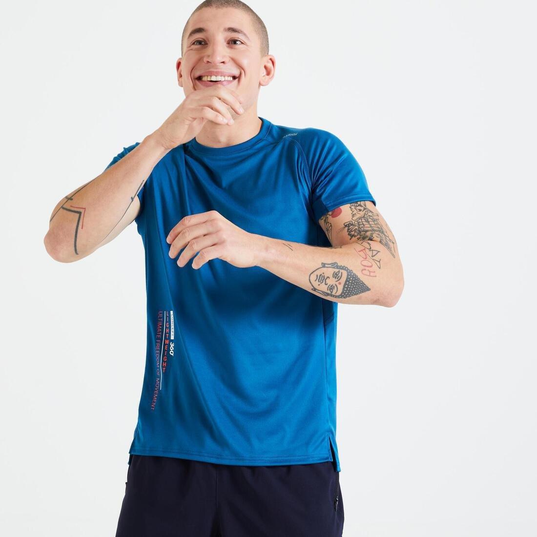 Fts 120 Fitness Cardio Training T-Shirt, Navy, , large image number 3