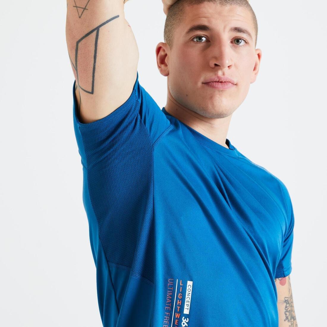 Fts 120 Fitness Cardio Training T-Shirt, Navy, , large image number 5