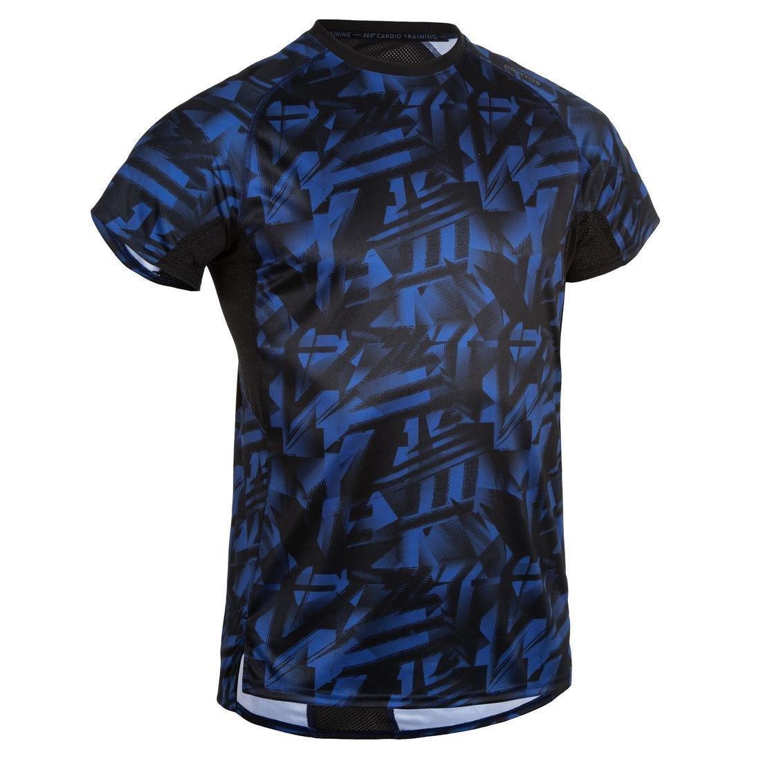 Fts 120 Fitness Cardio Training T-Shirt, Navy, , large image number 8