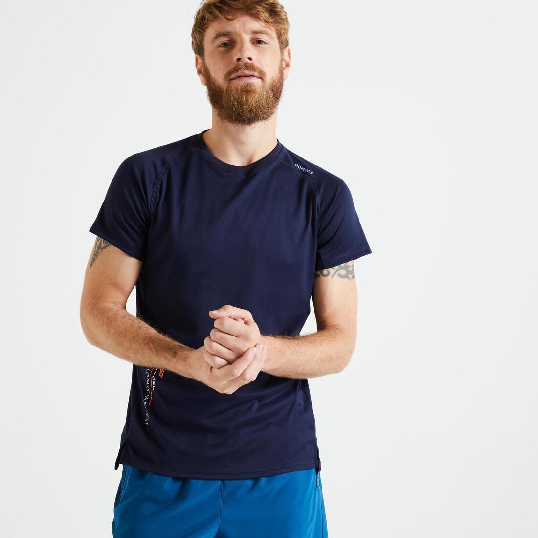 Fts 120 Fitness Cardio Training T-Shirt, Navy, , large image number 13