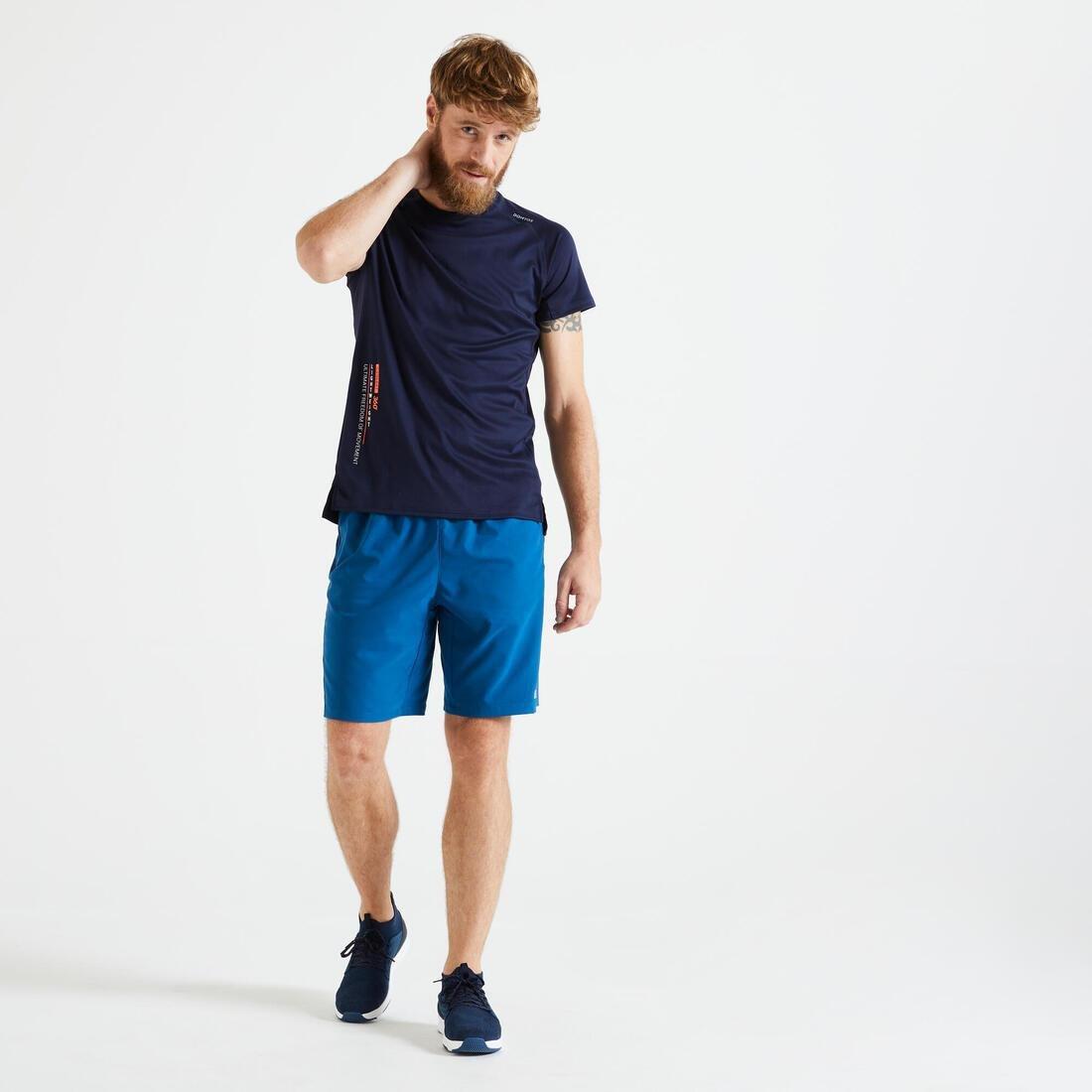 Fts 120 Fitness Cardio Training T-Shirt, Navy, , large image number 14