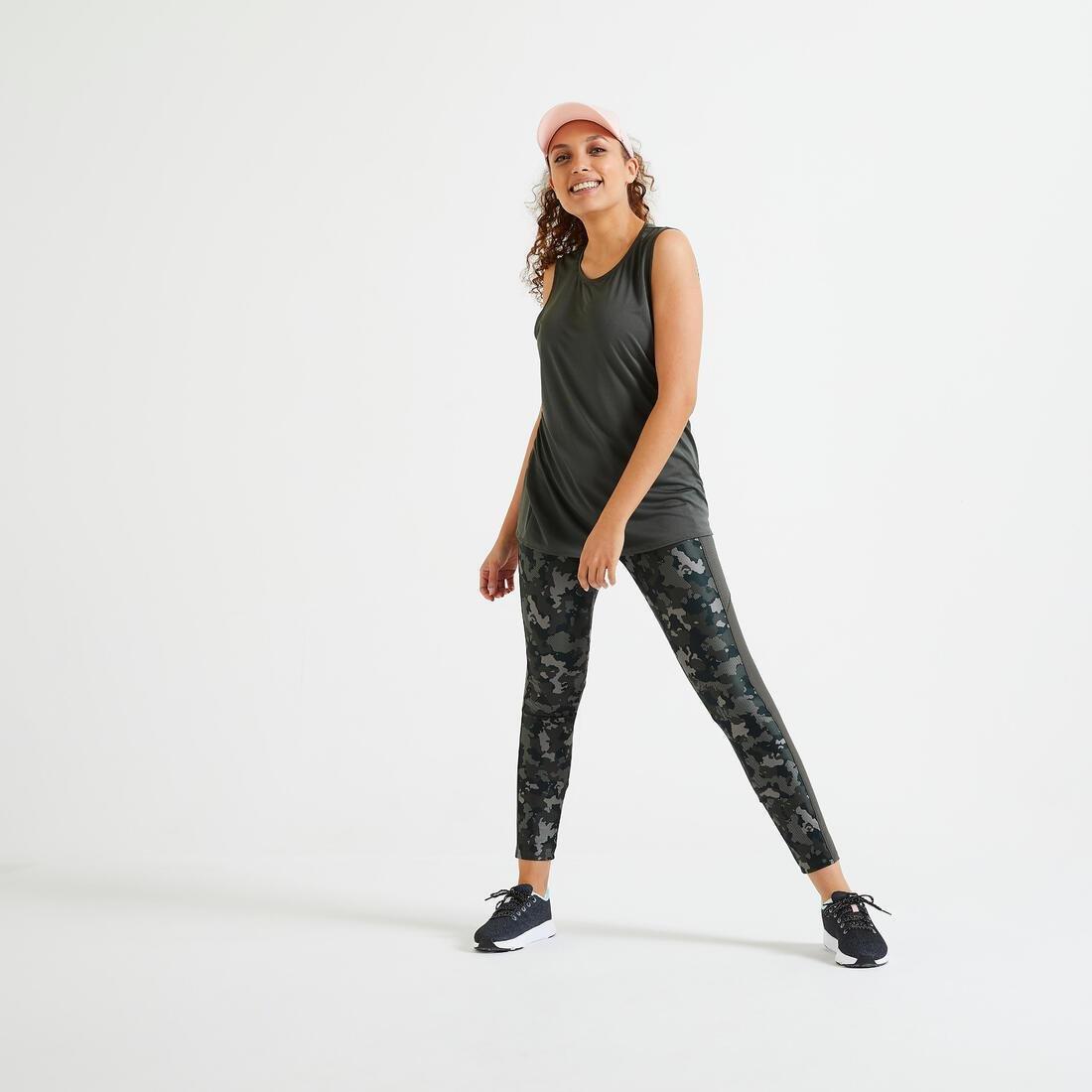 Fitness Leggings With Phone Pocket, Purple, No Color, large image number 11