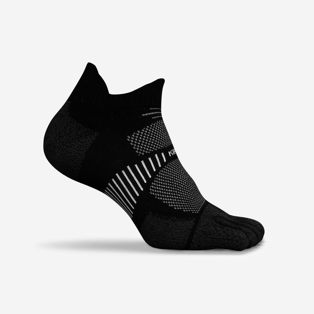Running 5-finger Fine Invisible Socks - Kiprun Run900, Black, , large image number 1