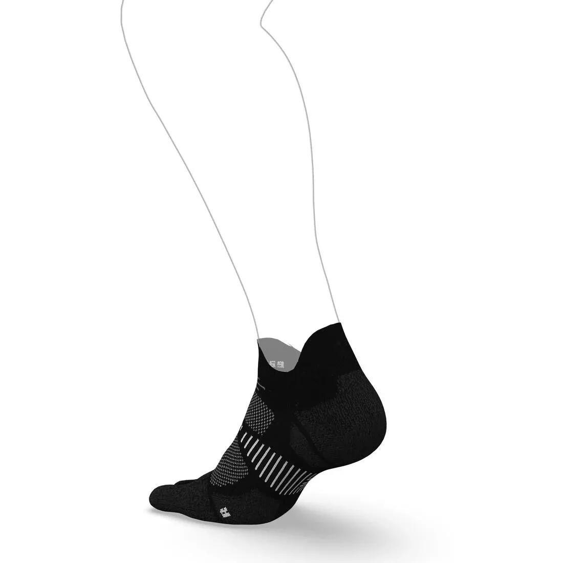 Running 5-finger Fine Invisible Socks - Kiprun Run900, Black, , large image number 2