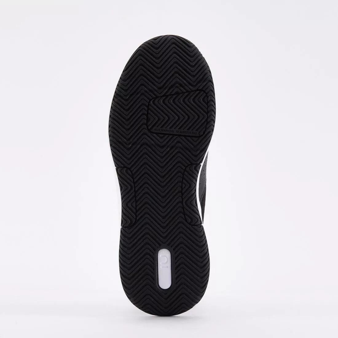 Kids Unisex Lace-Up Tennis Shoes - Essential, Black, No Color, large image number 2