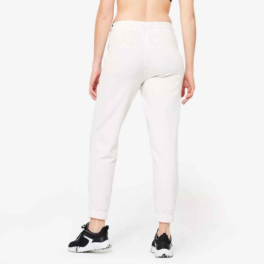 Regular-Fit Fitness Bottoms 500, Black, No Color, medium