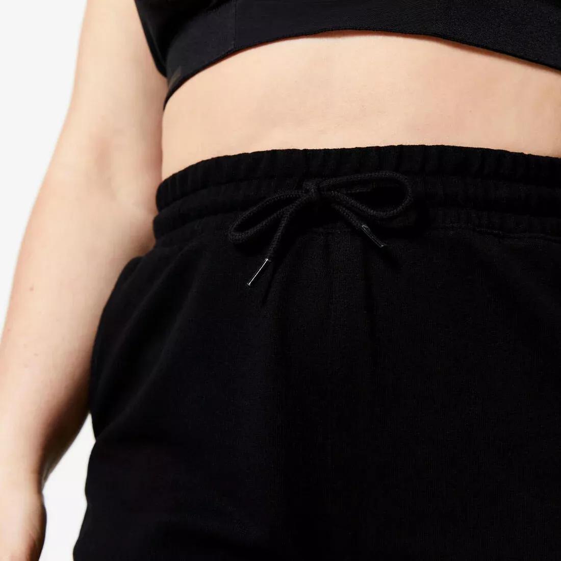 Regular-Fit Fitness Bottoms 500, Black, No Color, large image number 10