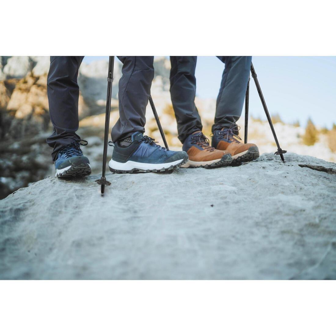 SUNFLOWER ORANGE Men's Waterproof Mountain Walking Shoes - MH500 Mid, No Color, large image number 9