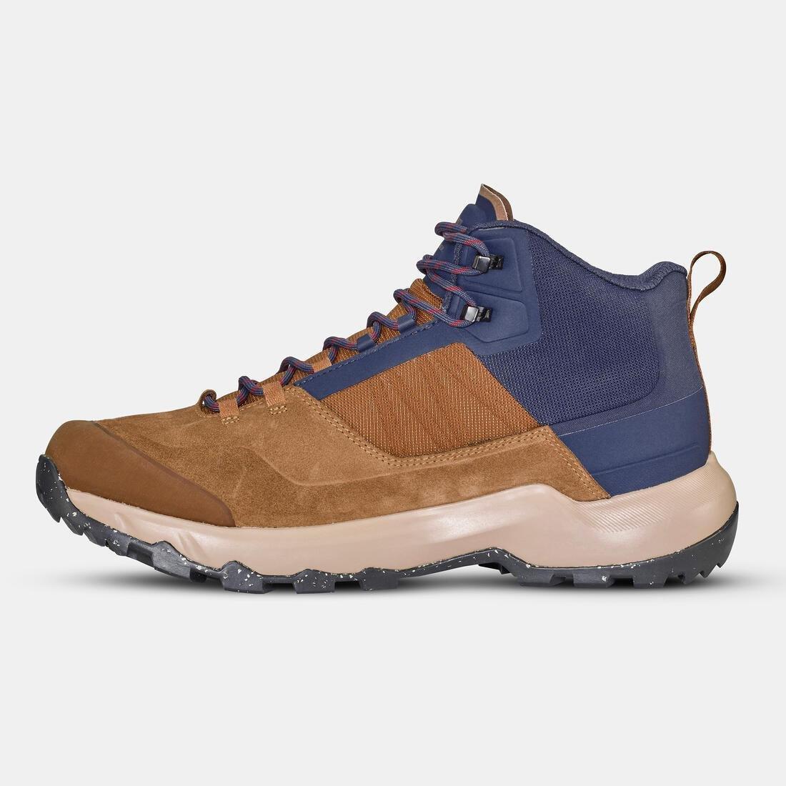 SUNFLOWER ORANGE Men's Waterproof Mountain Walking Shoes - MH500 Mid, No Color, large image number 13