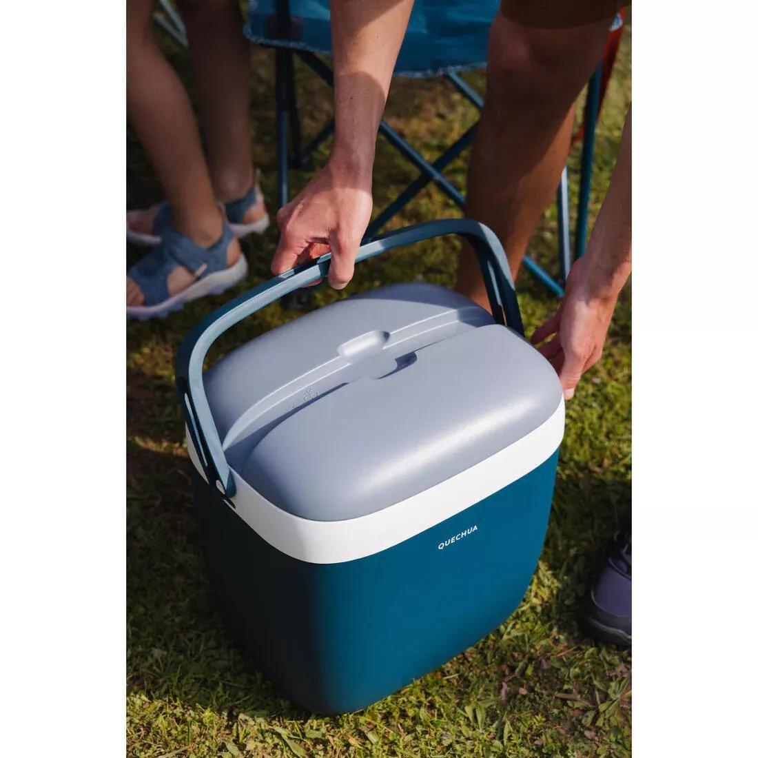 TEAL BLUE RIGID CAMPING COOLER  - 22 LITRES  - STAYS COOL FOR 5 HOURS, No Color, large image number 2