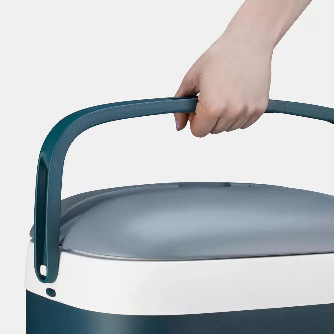 TEAL BLUE RIGID CAMPING COOLER  - 22 LITRES  - STAYS COOL FOR 5 HOURS, No Color, large image number 4