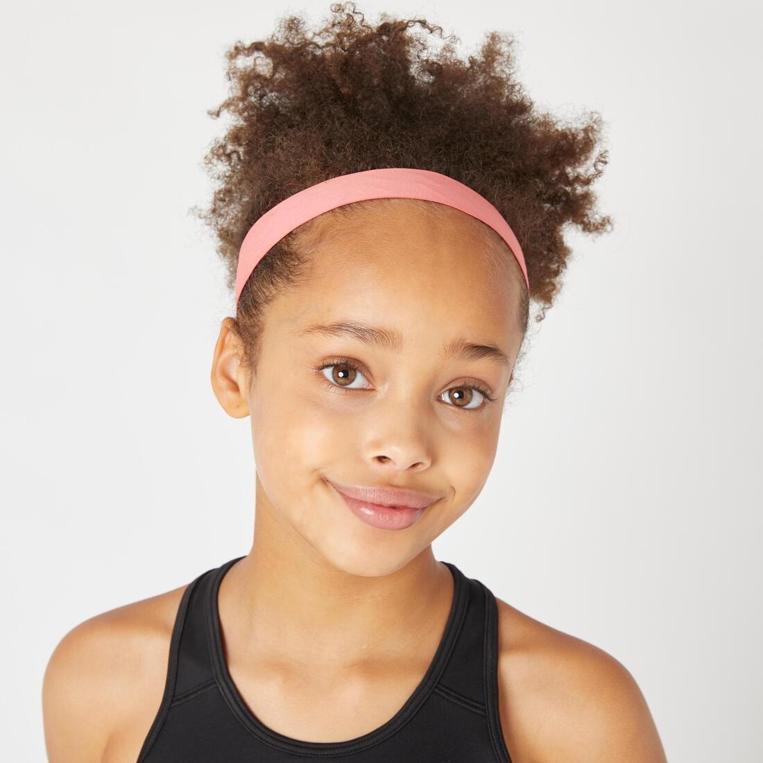 Kids Girls Headbands Pack Of 2, Pink, , medium