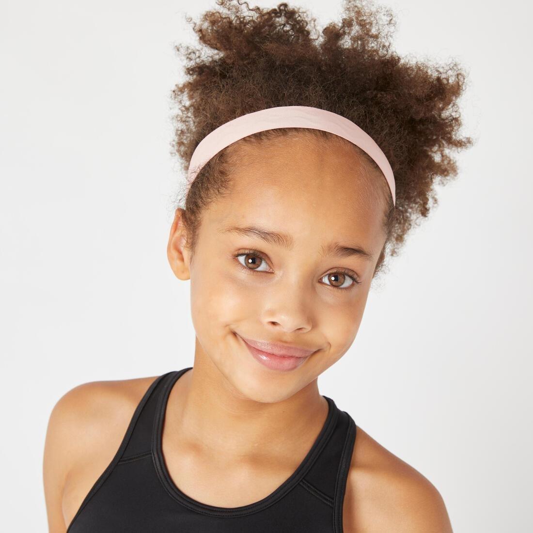 Kids Girls Headbands Pack Of 2, Pink, No Color, large image number 4