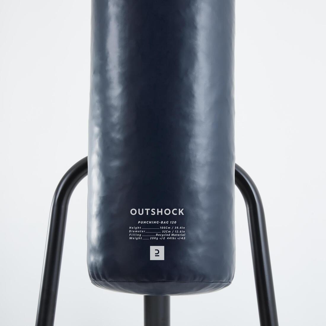 OUTSHOCK - Boxing Punching Bag 120, Blue