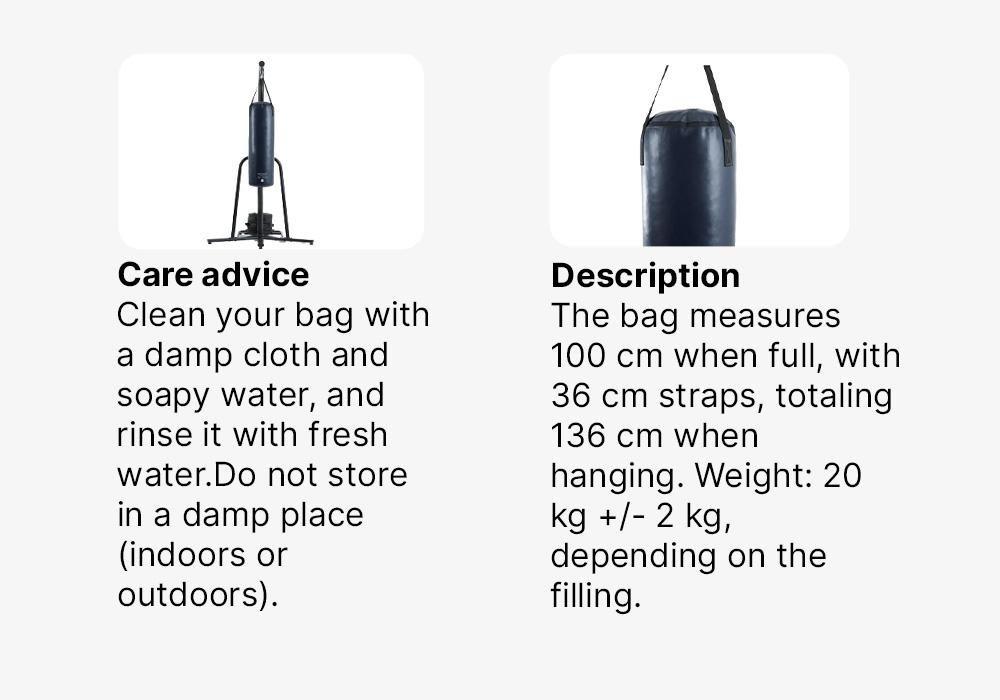 Boxing Punching Bag 120, Blue, No Color, medium