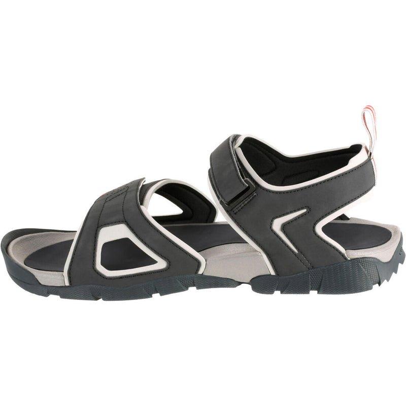 QUECHUA - Men Walking Sandals - Nh100, Grey