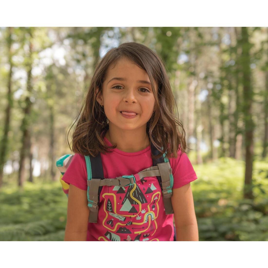 Kids Unisex Hiking T-Shirt - Mh100 Kid - Age 2-6 Years, Pink, , large image number 2