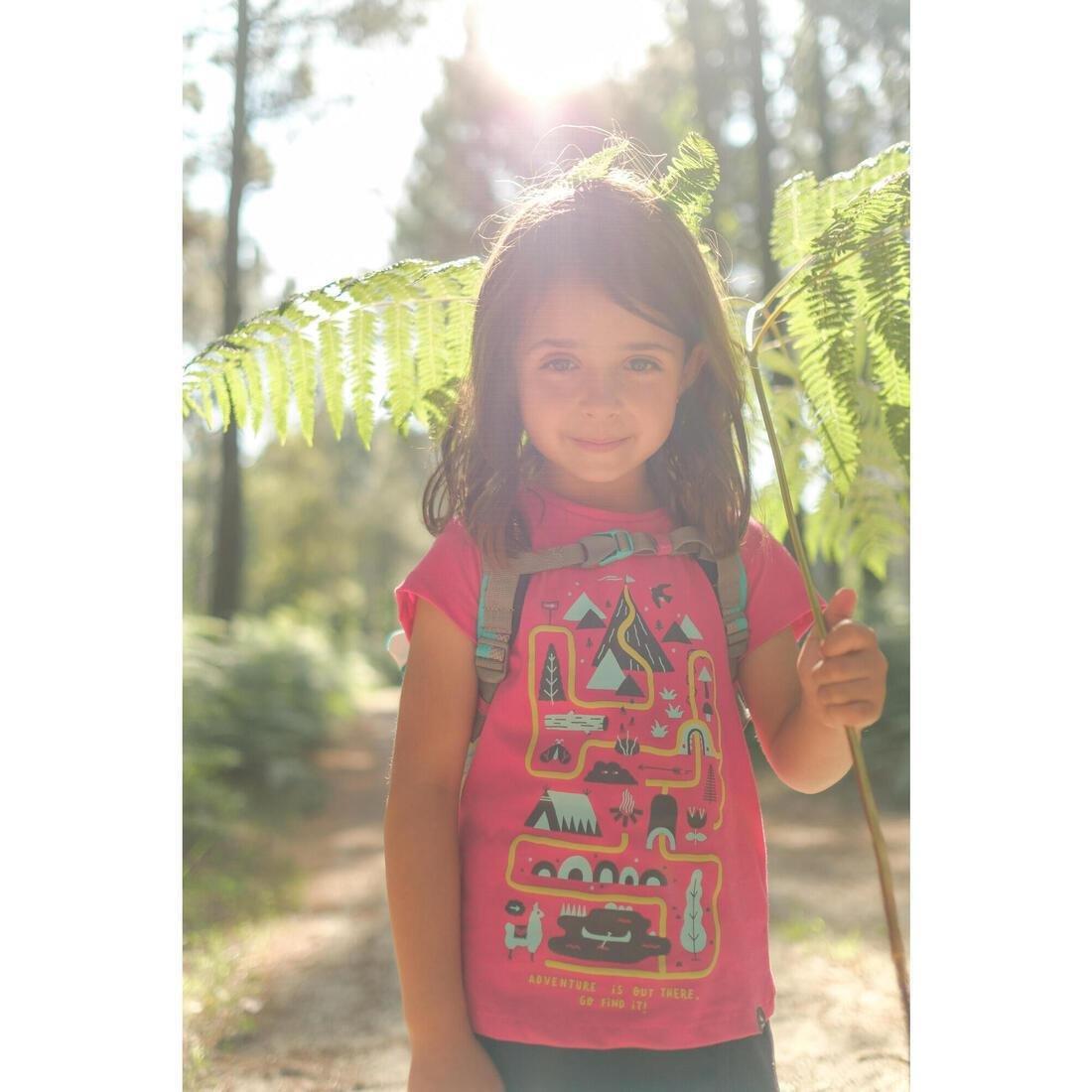 Kids Unisex Hiking T-Shirt - Mh100 Kid - Age 2-6 Years, Pink, , large image number 7