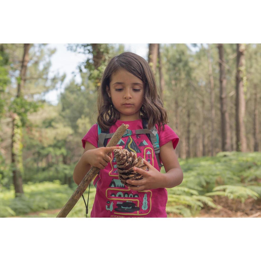 Kids Unisex Hiking T-Shirt - Mh100 Kid - Age 2-6 Years, Pink, , large image number 8
