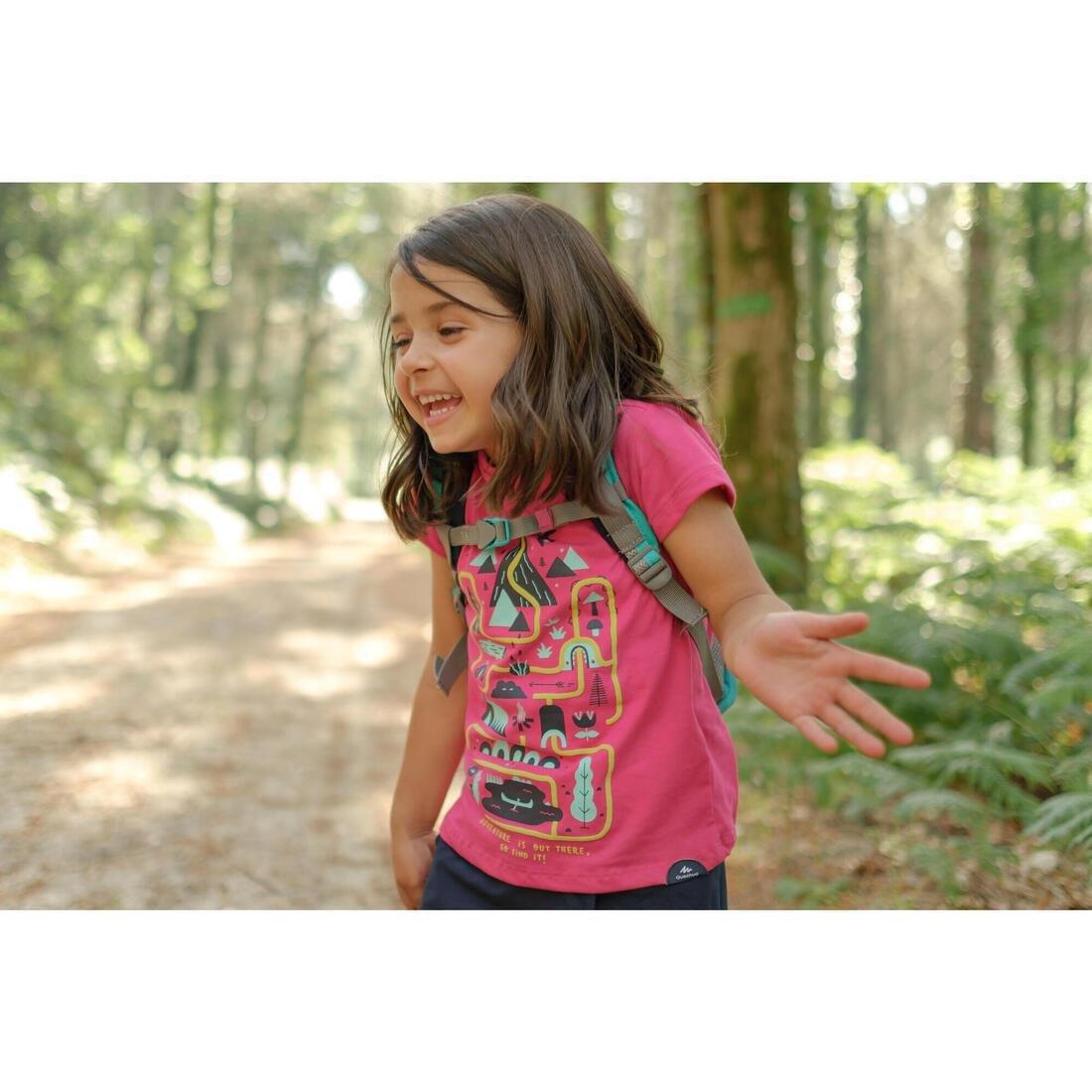 Kids Unisex Hiking T-Shirt - Mh100 Kid - Age 2-6 Years, Pink, , large image number 10