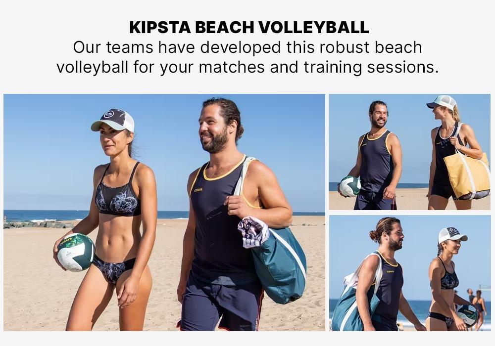 Beach Volleyball Replica - Hybrid 500, Green, No Color, medium