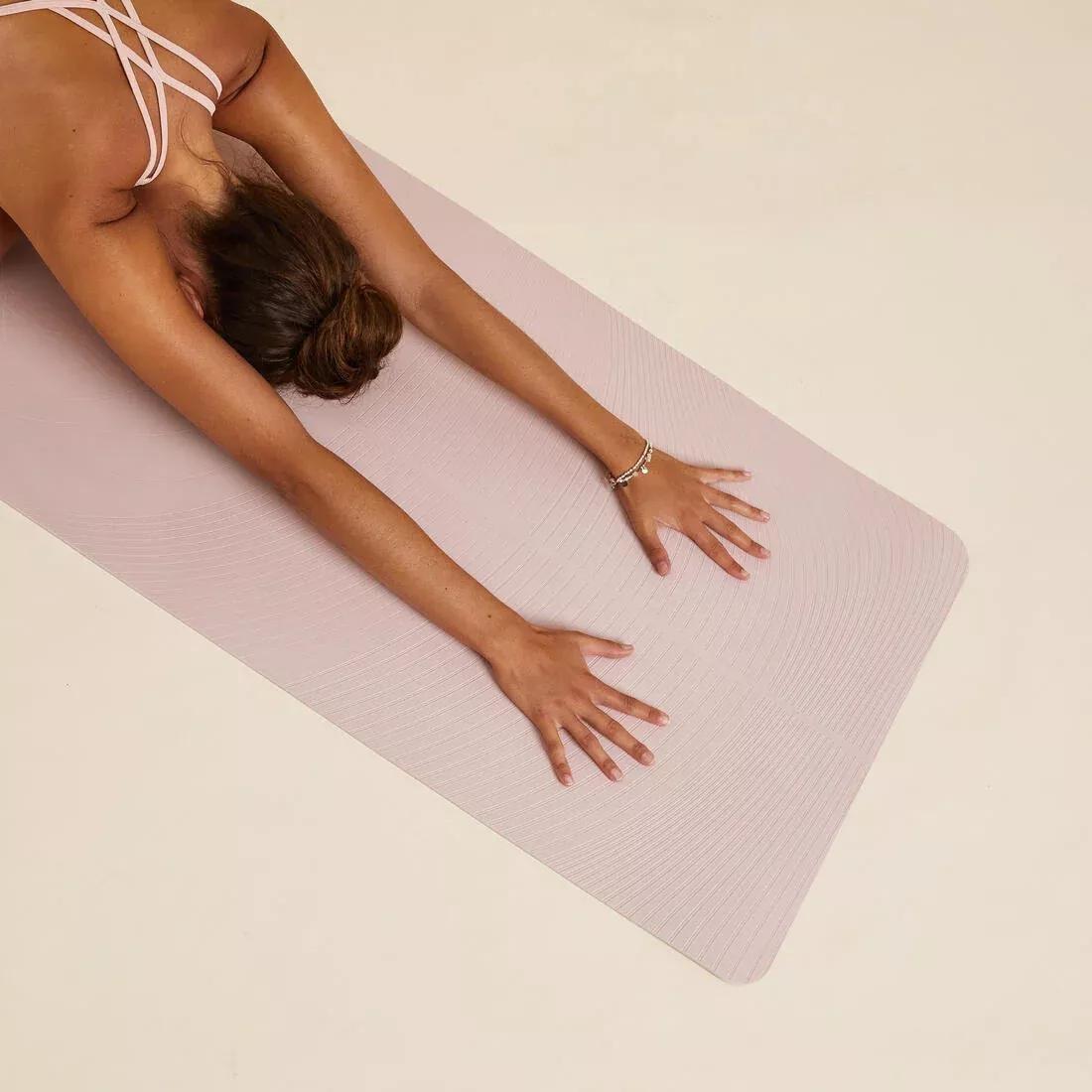 Light Yoga Mat 185 Cm X 61 Cm X 5 Mm, Pink, No Color, large image number 10