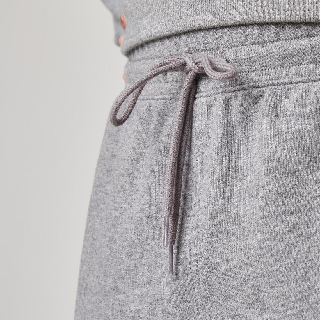 Men Fitness Jogging Bottoms - 500 Essentials, Grey, , large image number 7