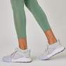 DOMYOS - Women Slim Printed Gym Sport Leggings - 520, Green