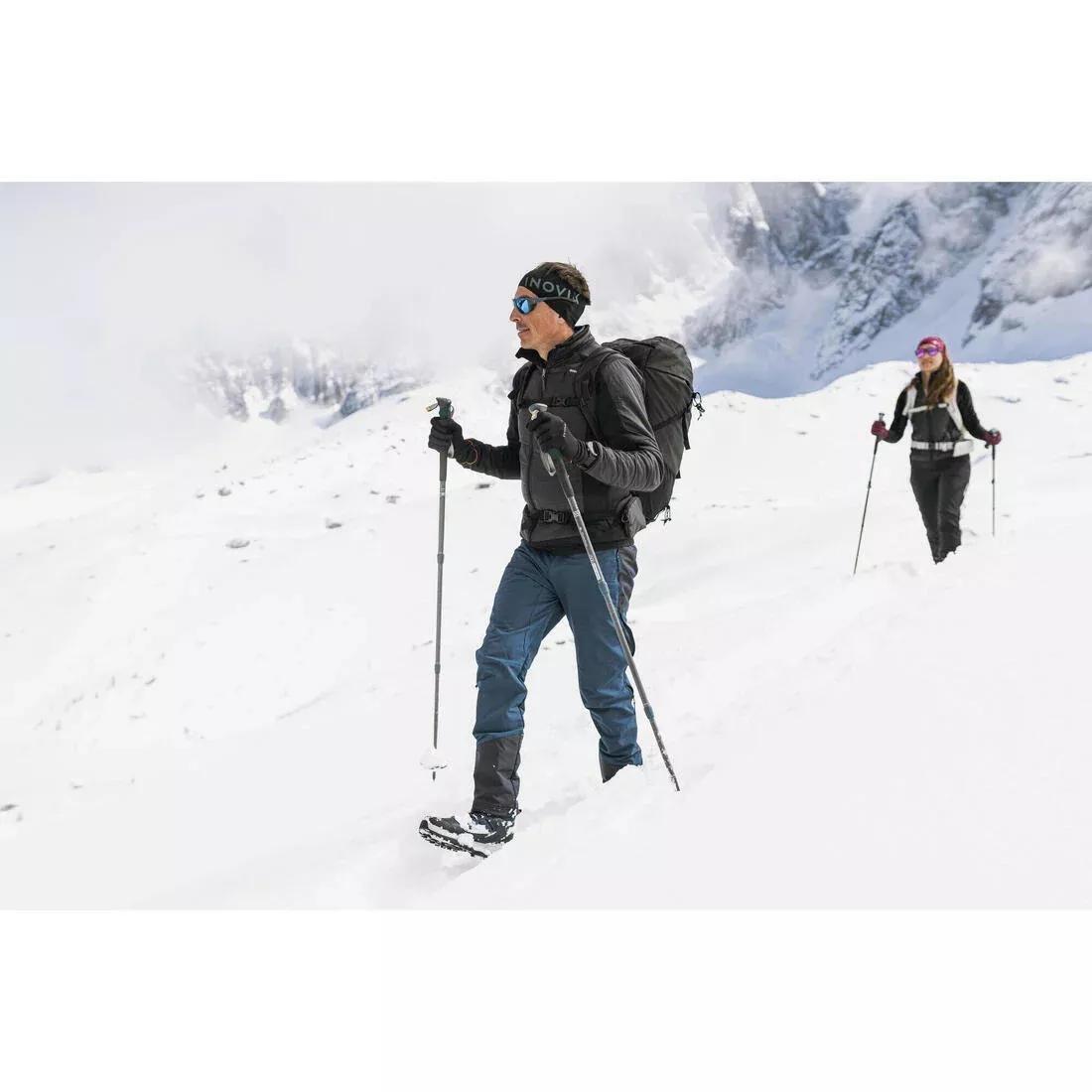 Men Warm And Waterproof Hiking Boots - MH500 Mid, Black, No Color, large image number 9