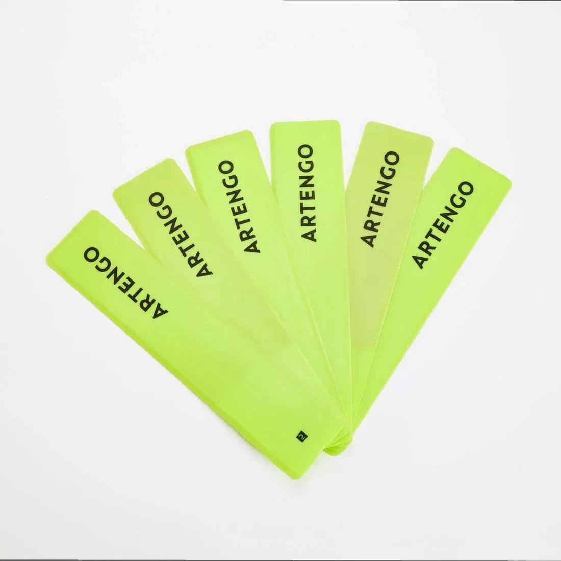 Court Lines - 6-Pack, Green, No Color, medium