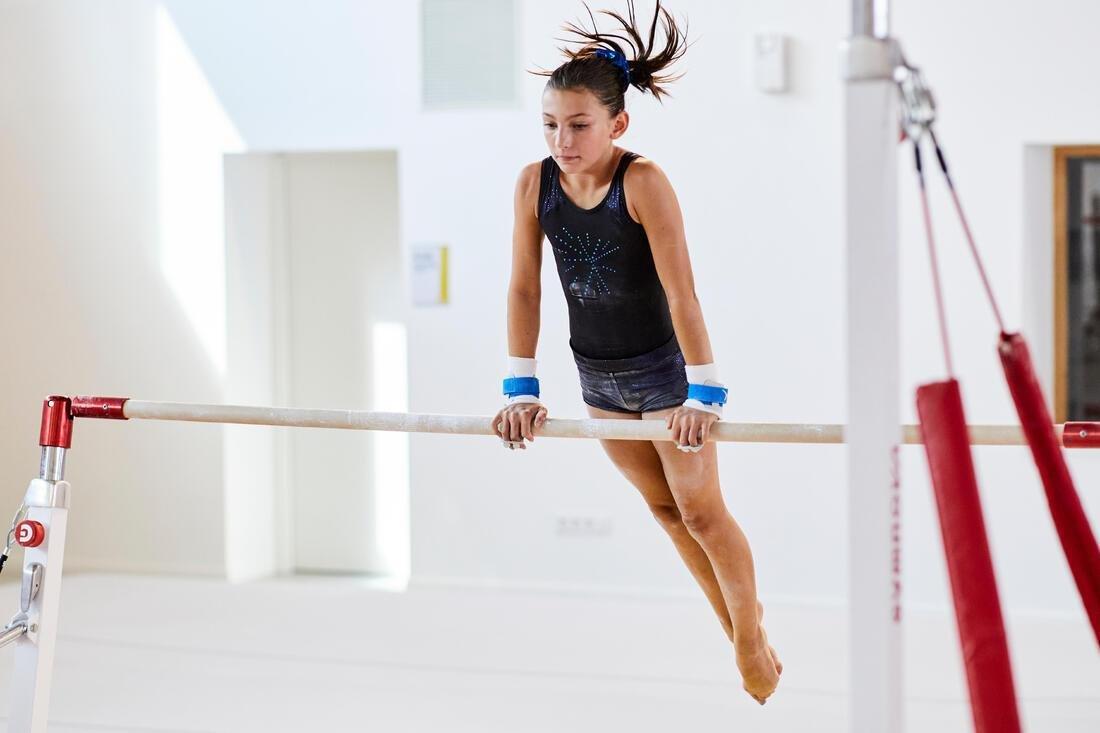 Womens Artistic Gymnastics Scrunchie Glitter, Black, No Color, medium