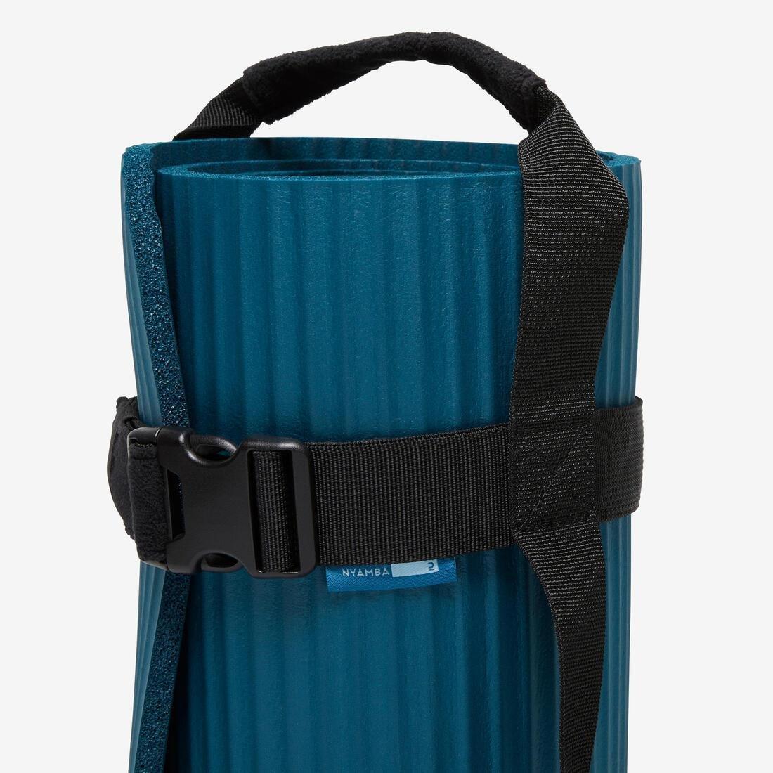 Fitness Adjustable Universal Mat Strap, Black, No Color, large image number 1