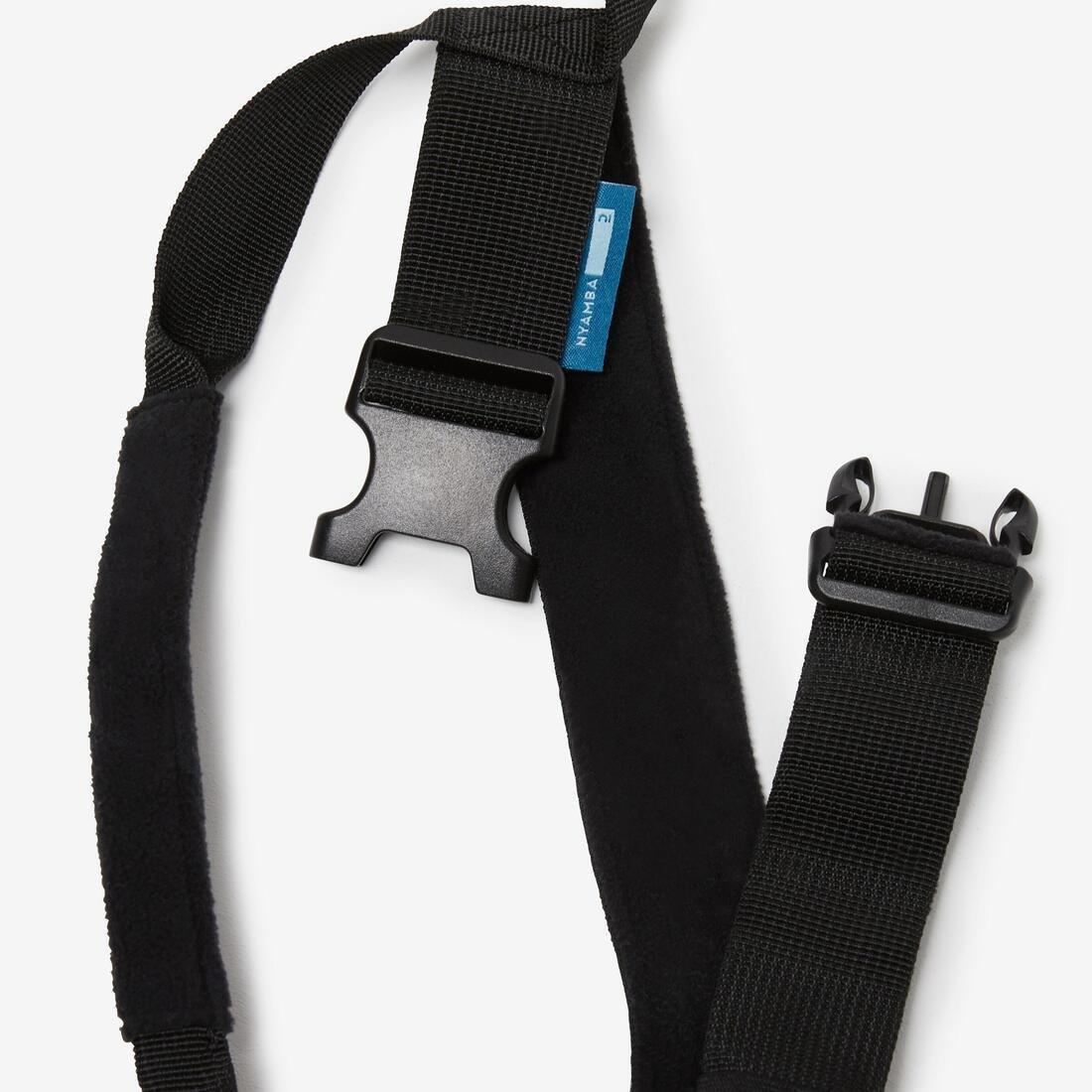 Fitness Adjustable Universal Mat Strap, Black, No Color, large image number 2