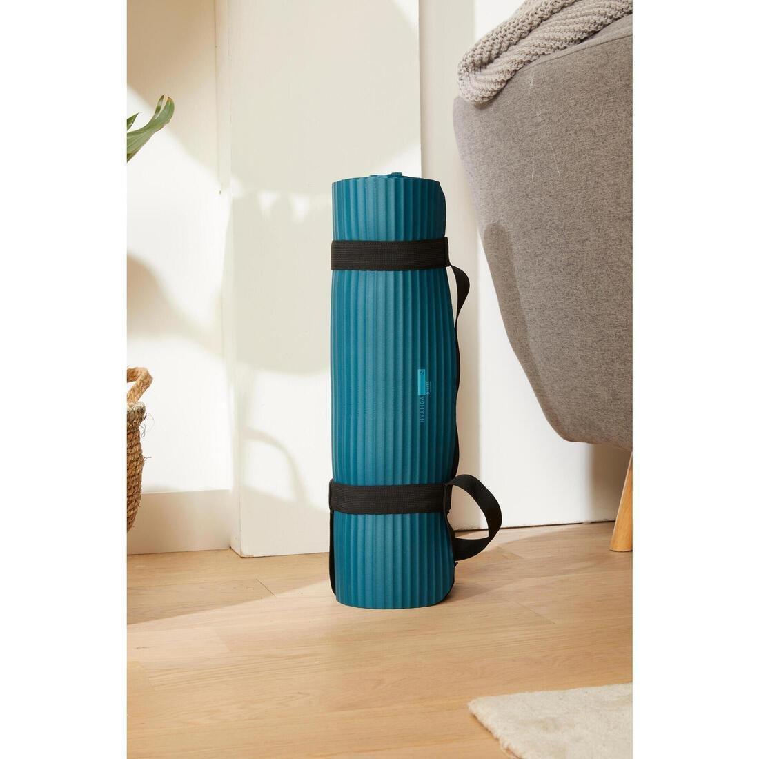 Fitness Adjustable Universal Mat Strap, Black, No Color, large image number 3