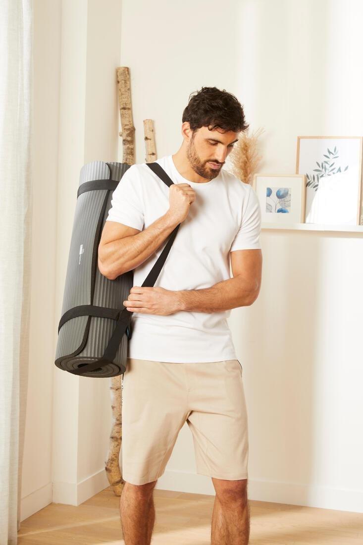 Fitness Adjustable Universal Mat Strap, Black, No Color, large image number 5