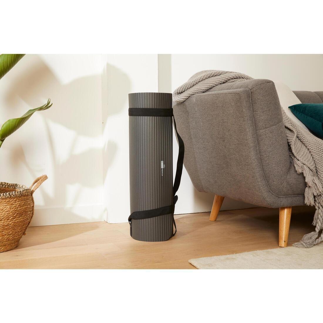 Fitness Adjustable Universal Mat Strap, Black, No Color, large image number 8