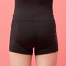 DOMYOS - Kids Girls Gym Shorts - 900, Black